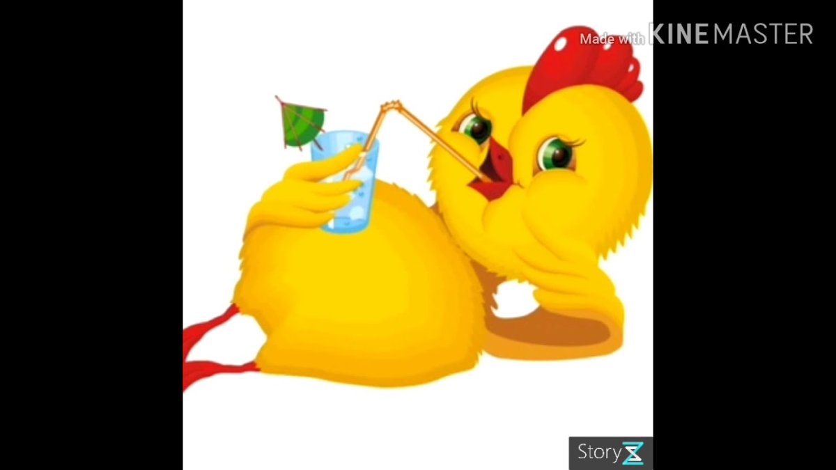 Смешной цыпленок