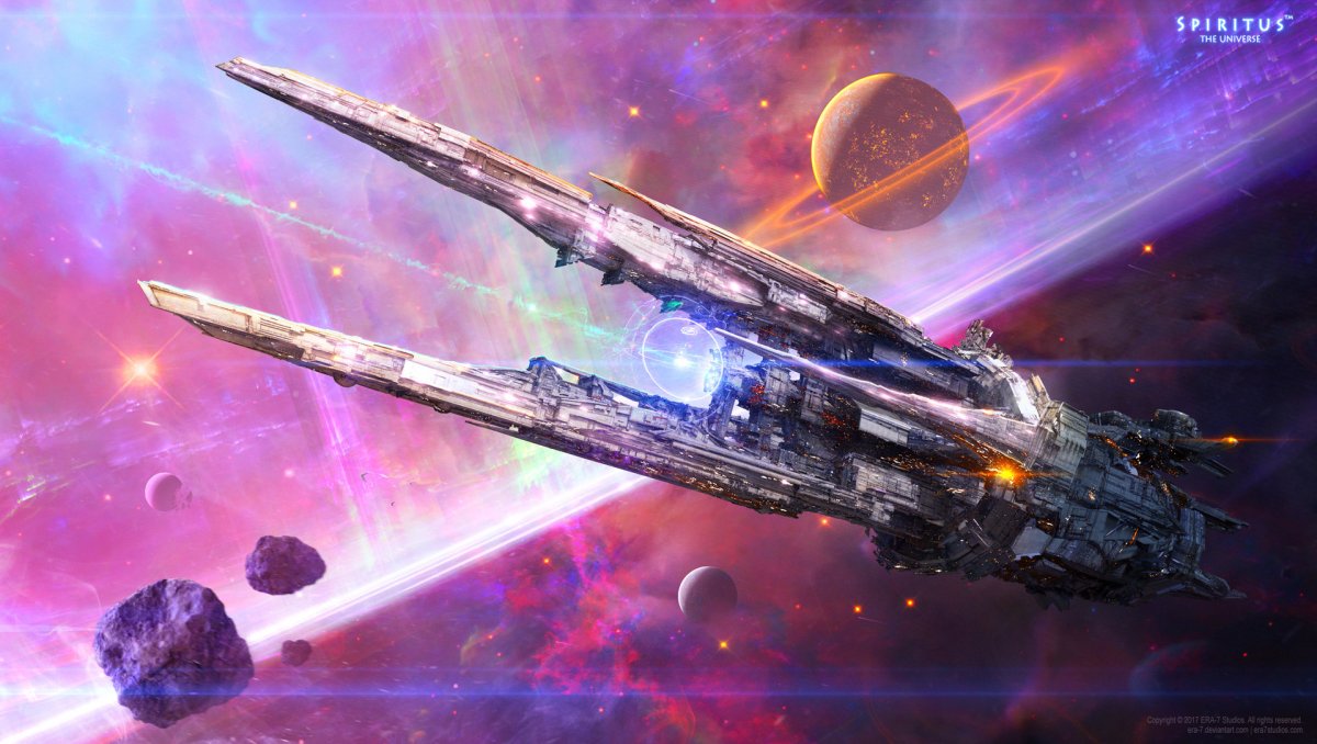 Гигантский космический корабль