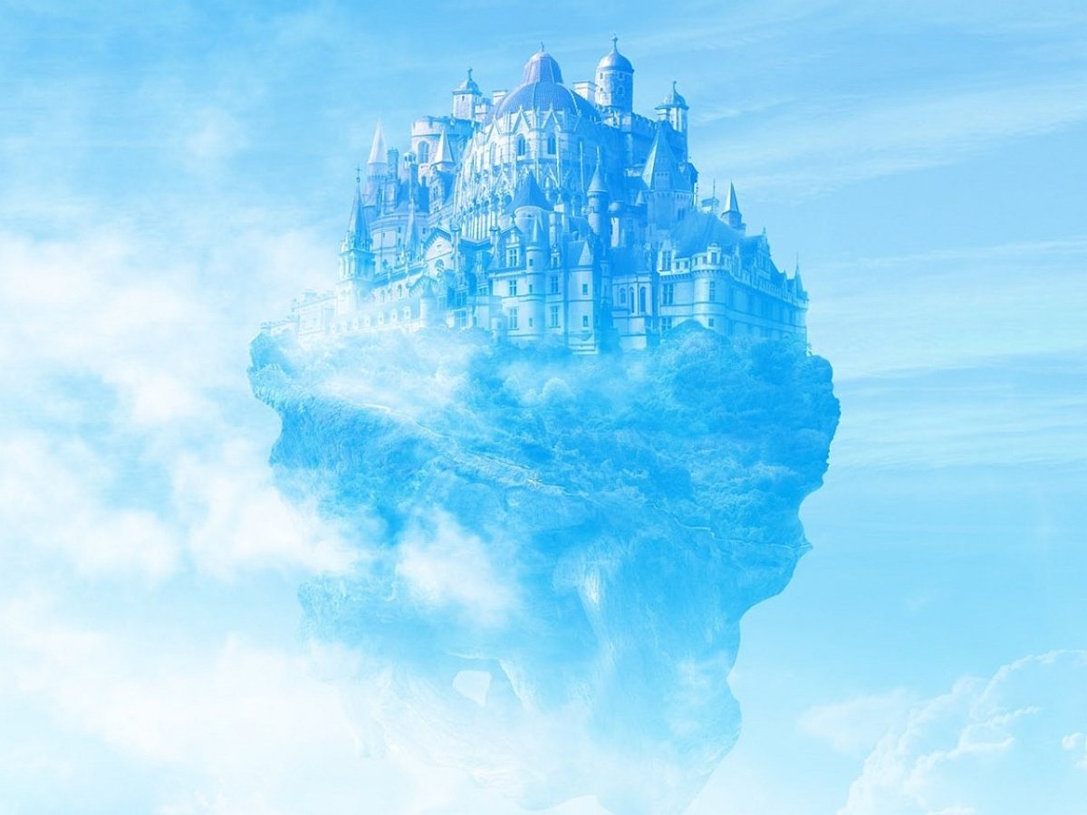 Воздушный замок в облаках