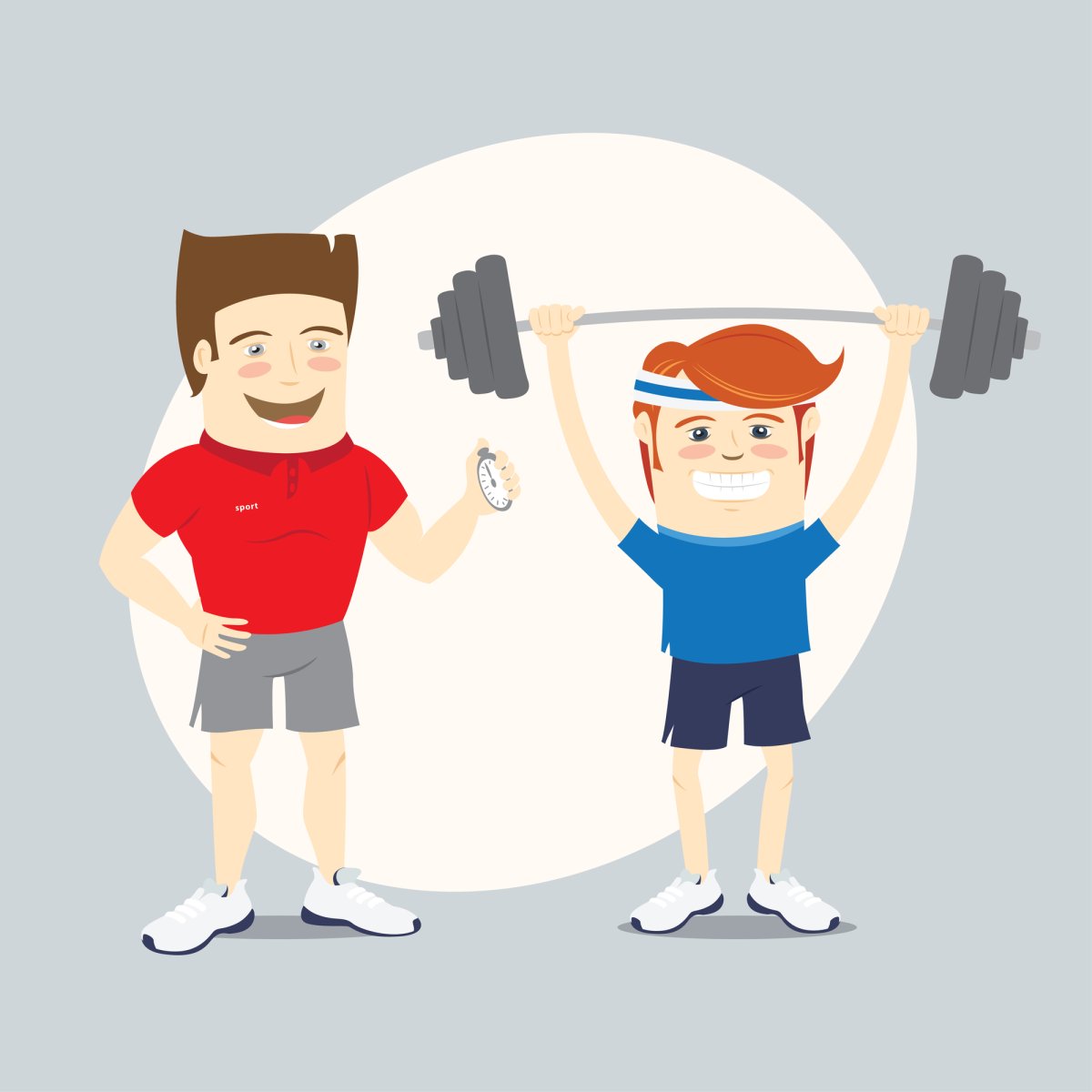 Тренер иллюстрация