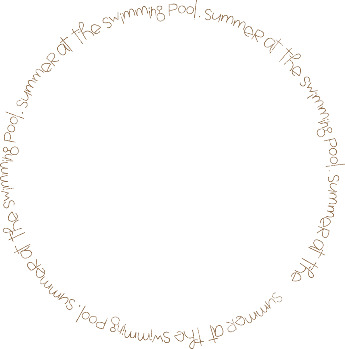 Белая круглая рамка для фотошопа на прозрачном фоне