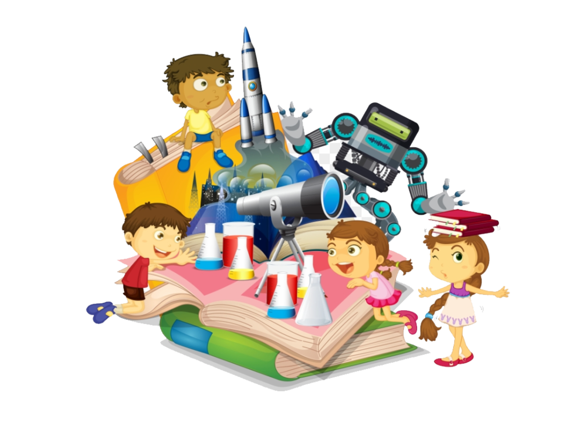 Наука и техника для детей фон
