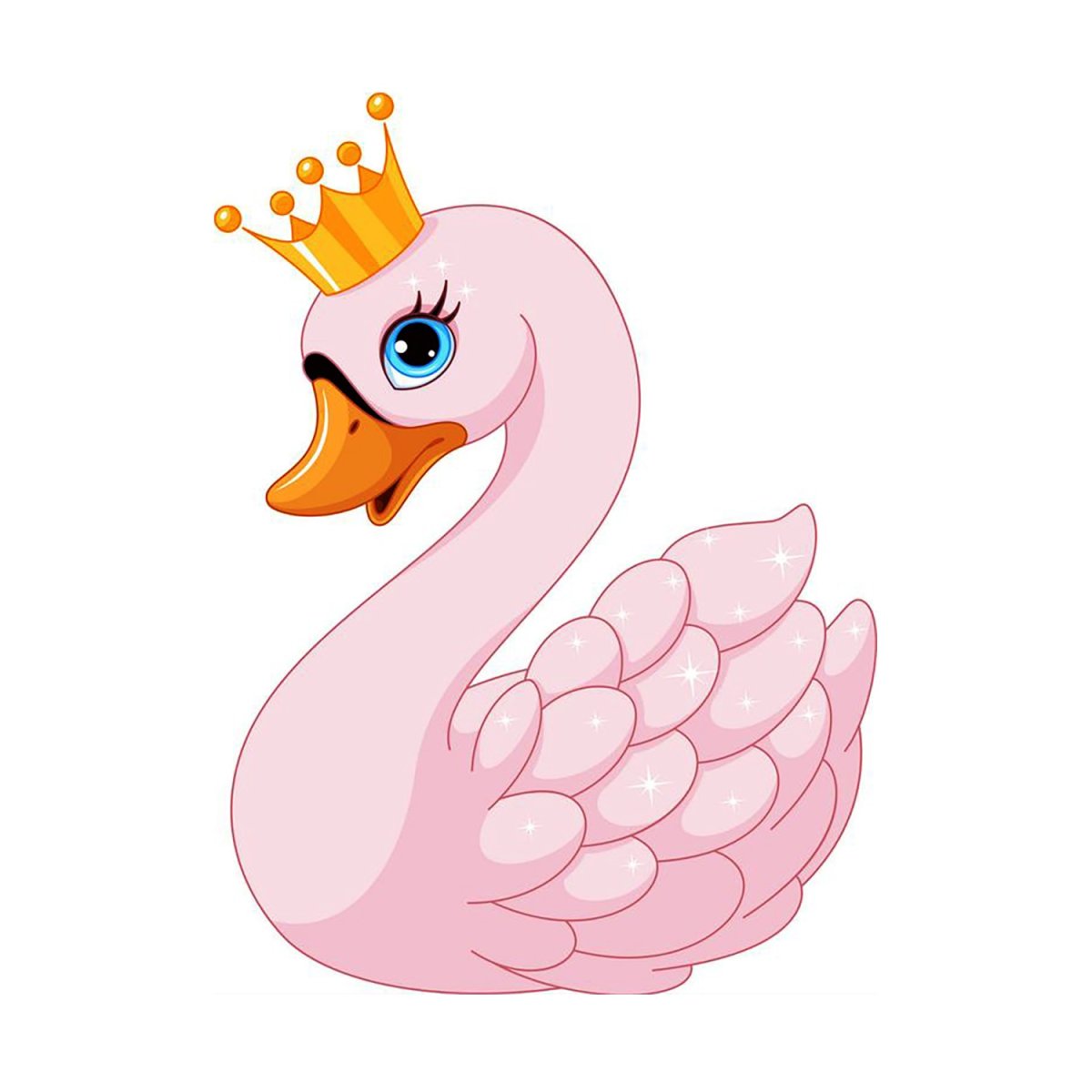 Лебедь с короной