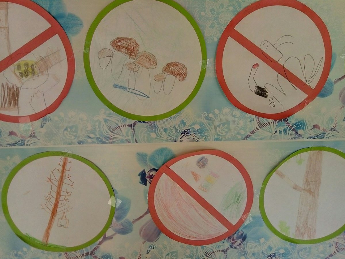 Рисование экологических знаков