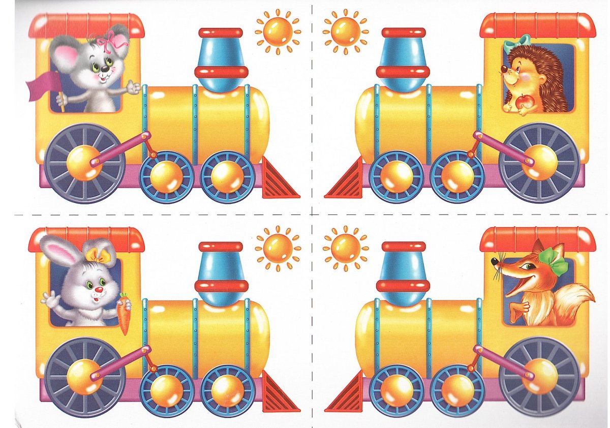 Вагончики с днями недели