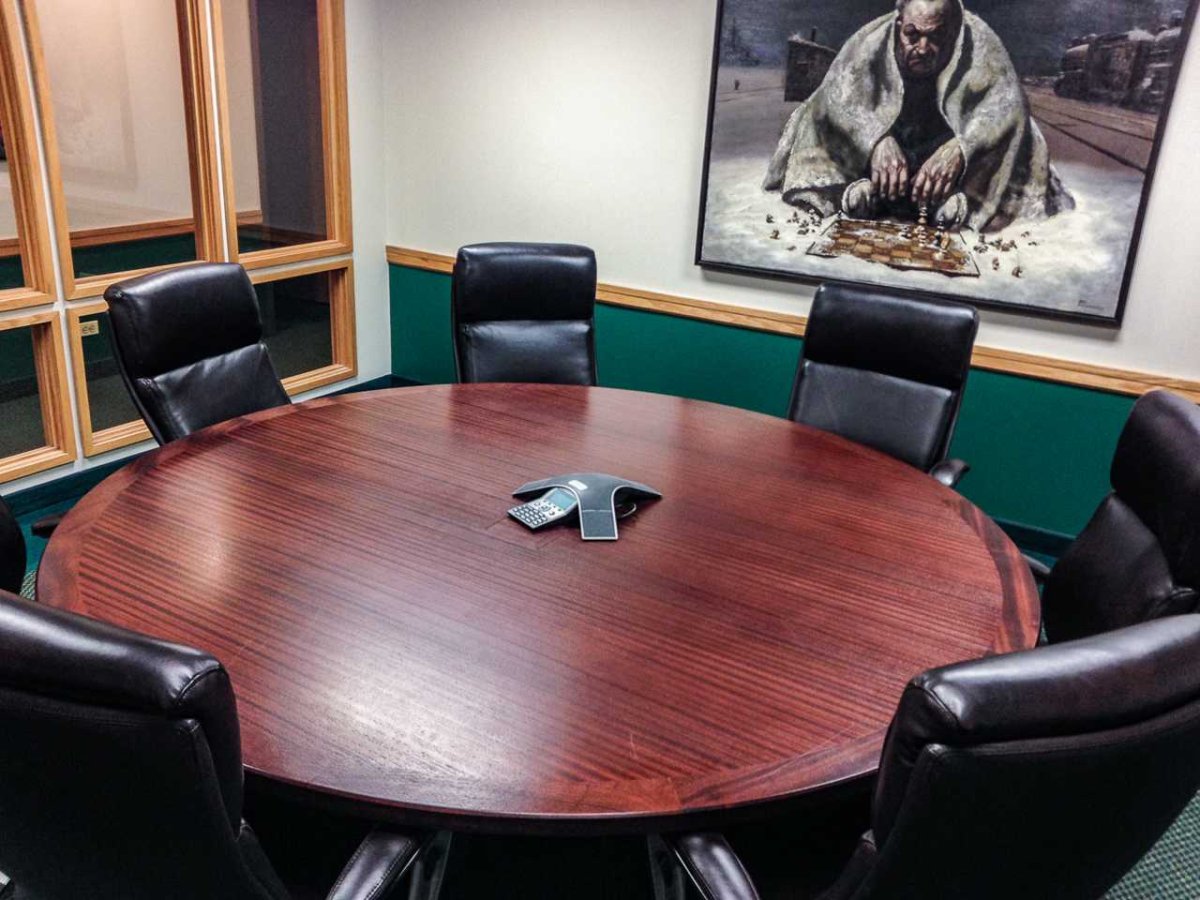 Круглый стол "Round Gray" 100