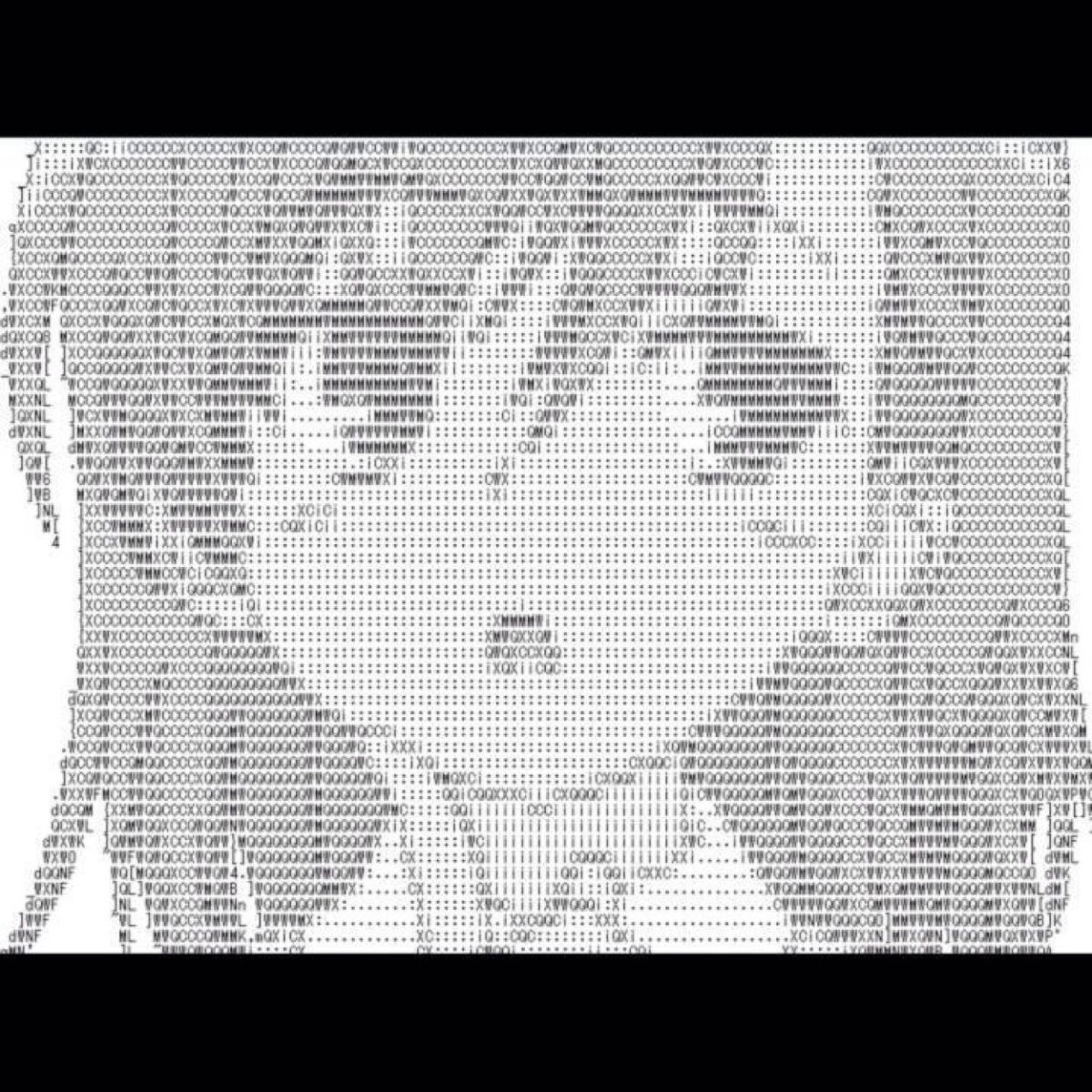 Изображения из символов