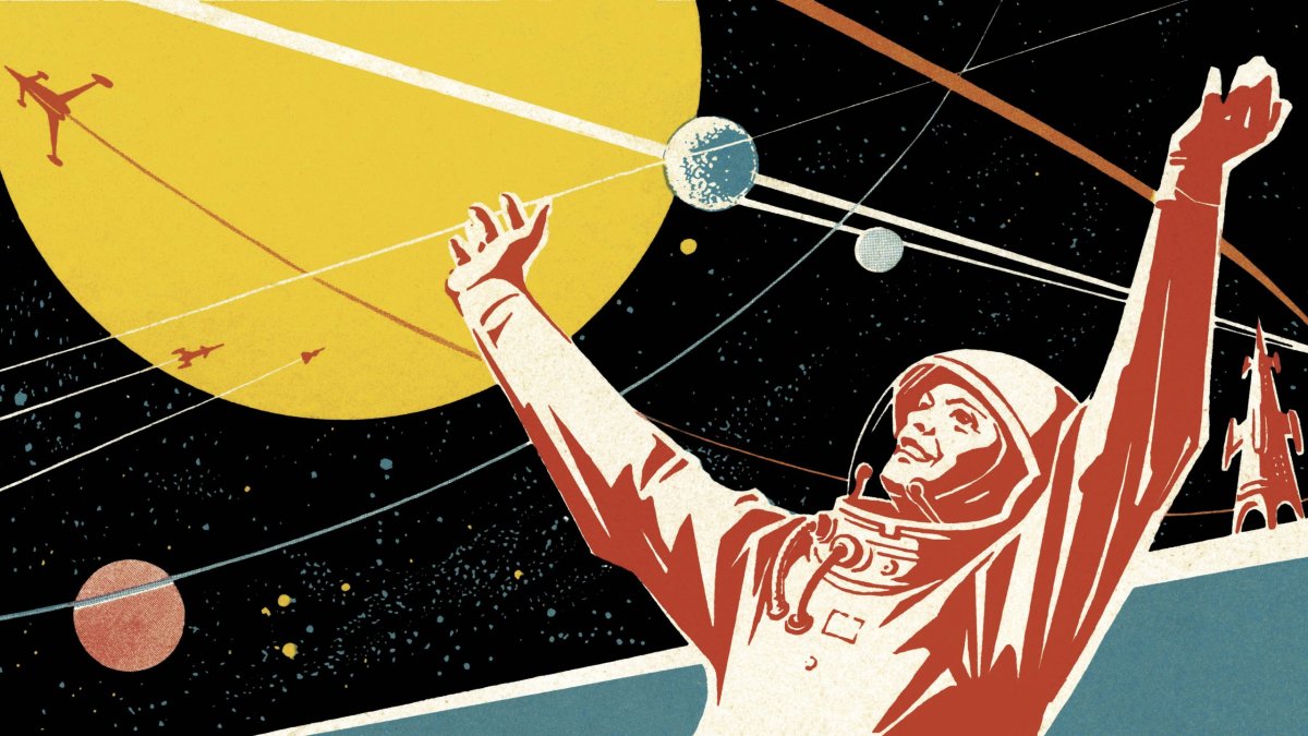 Плакаты СССР космос