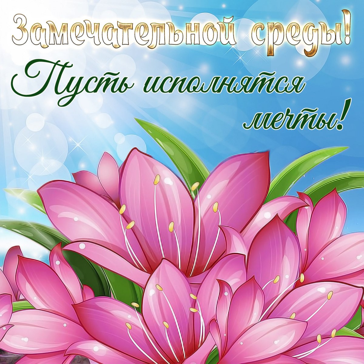 Поздравление со средой