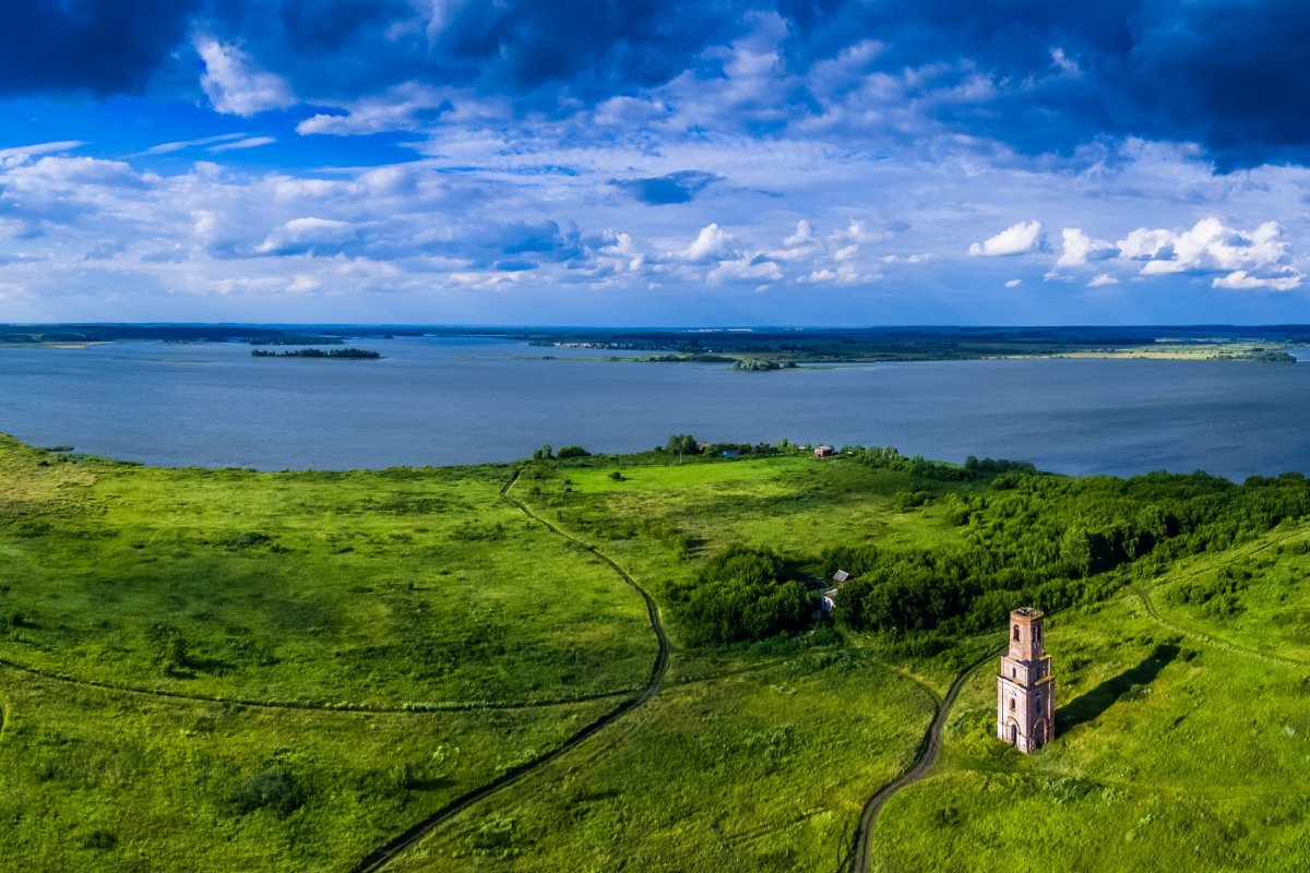 Казанка Казань река лето