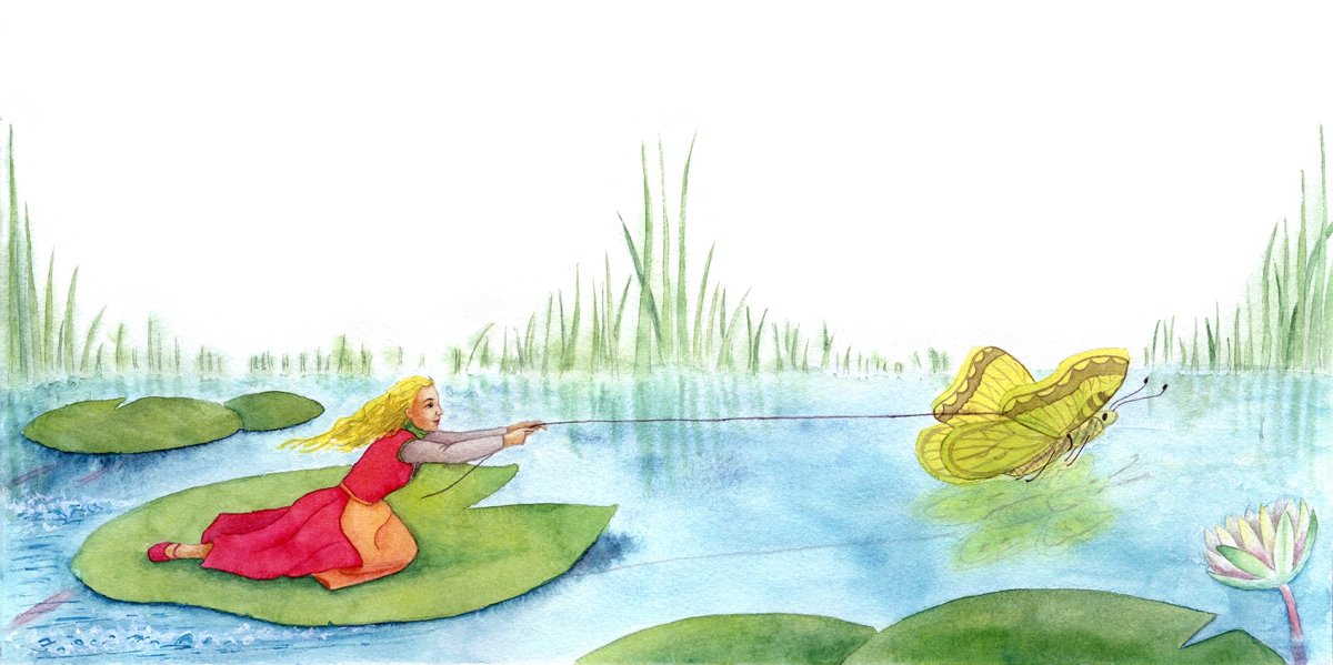 Андерсен Дюймовочка иллюстрации