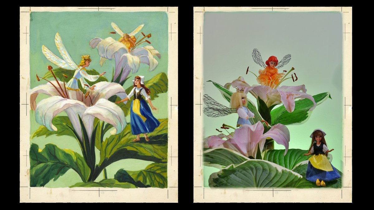 Дюймовочка в цветке