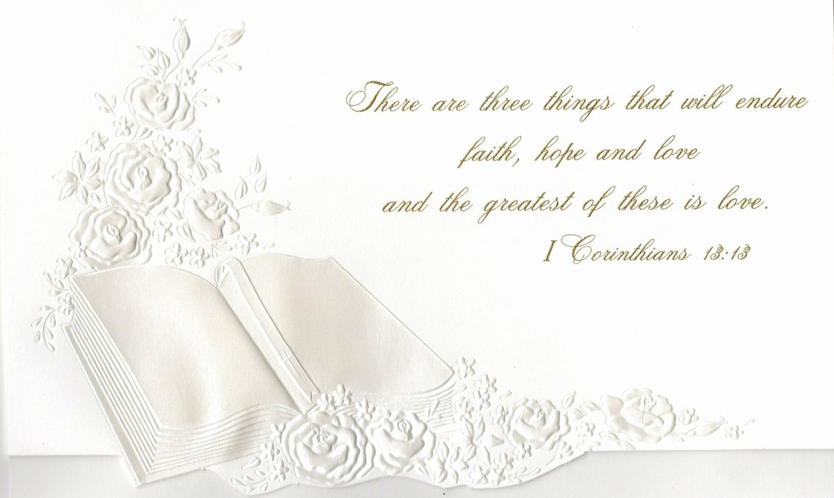 Пожелание на свадьбу из Библии