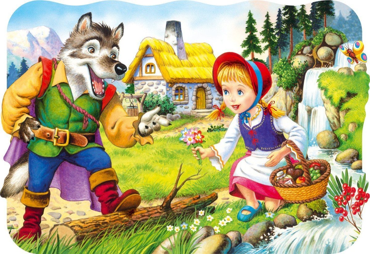 Пазл Castorland little Red riding Hood (b-03020), 30 дет.