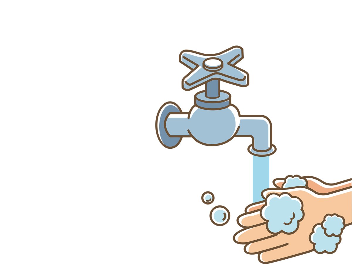 Мытье рук вектор