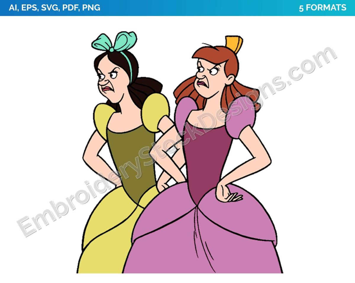 Мачеха Анастасия и Дризелла