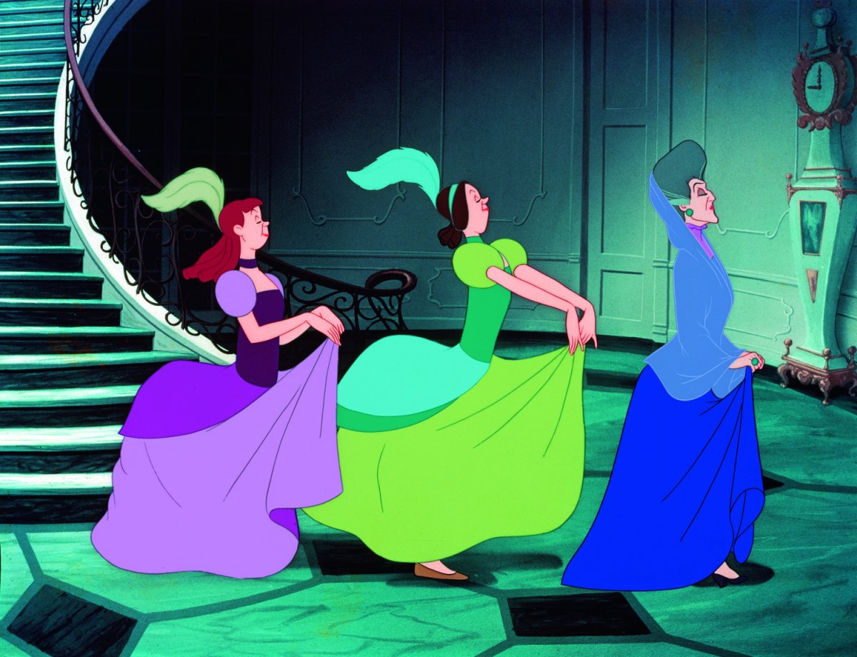 Золушка мачеха и сестры