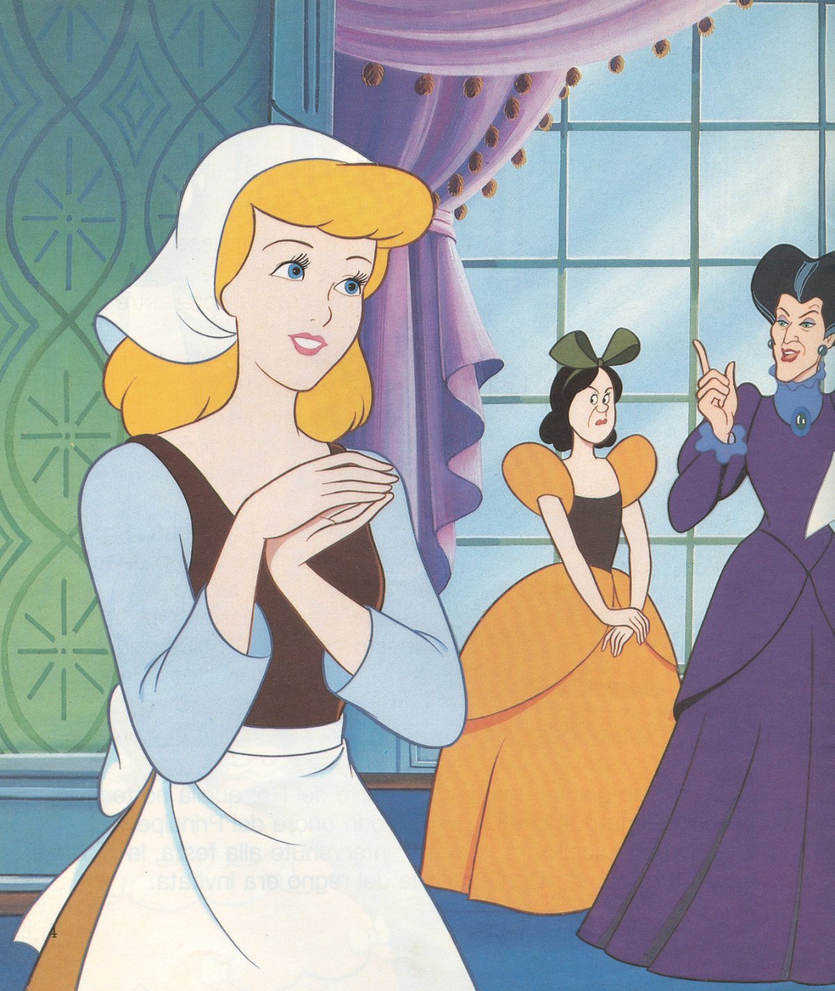 Золушка мультфильм мачеха и дочери