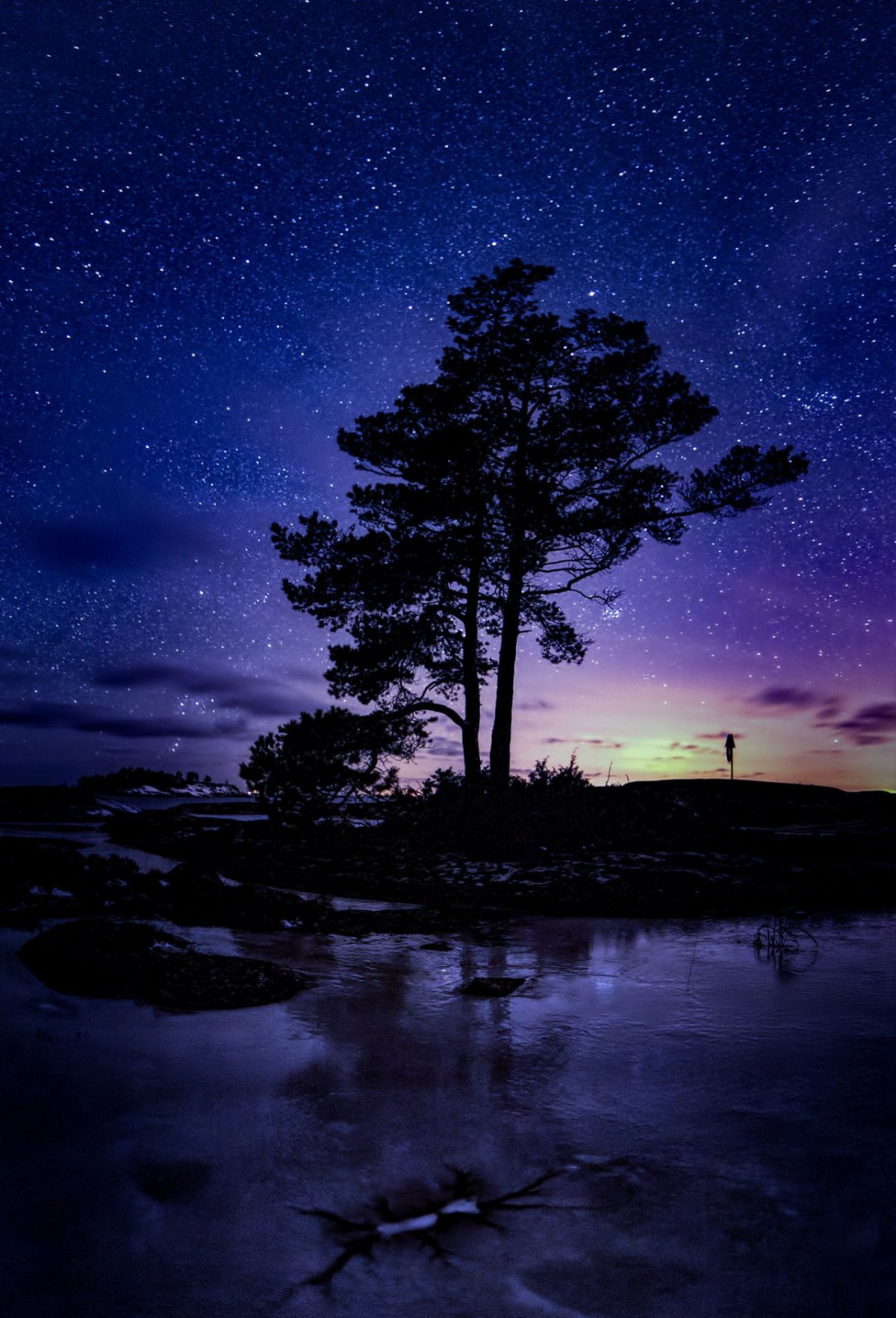 Природа ночью