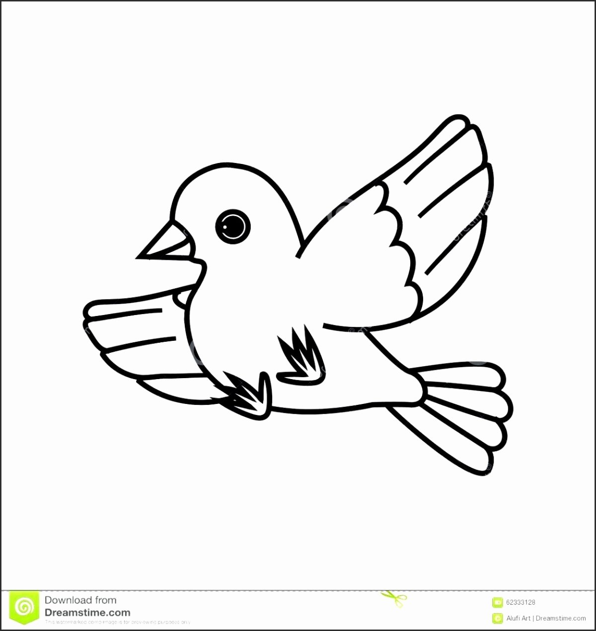 Богородская птица раскраска