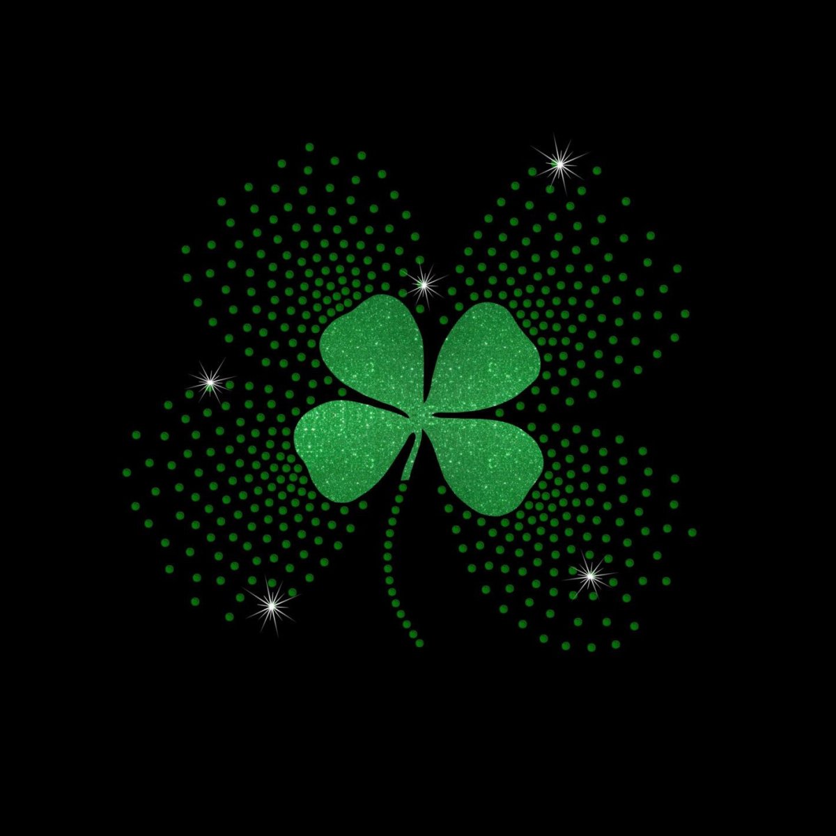 Кулон четырехлистный Клевер эмаль