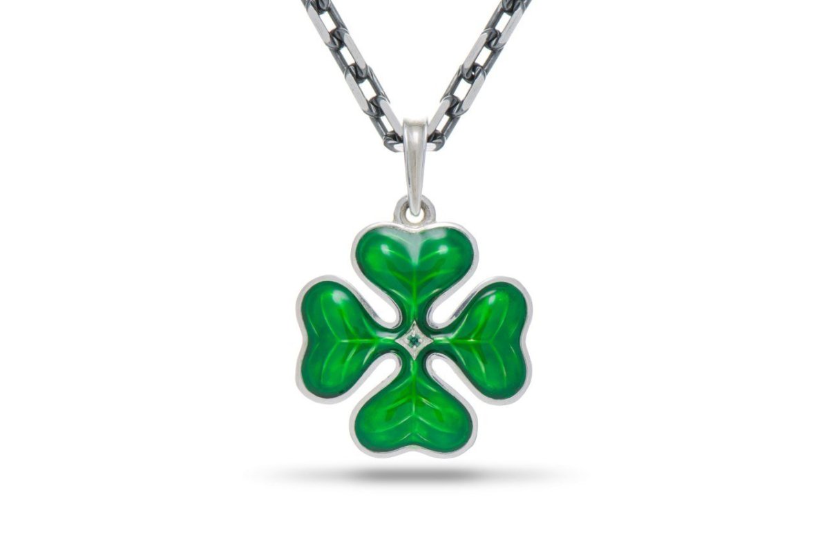 Четырёхлистный Клевер символ удачи