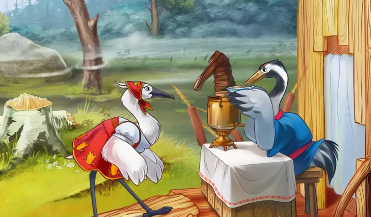 Даль Владимир Иванович "журавль и цапля"