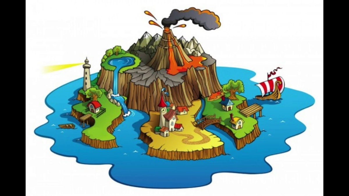 Сказочная Страна на острове для детей