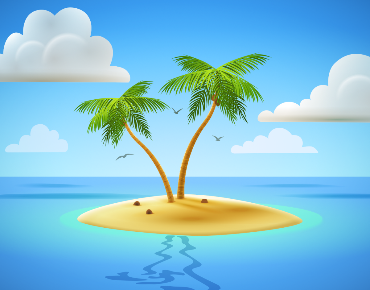 Остров мультяшный