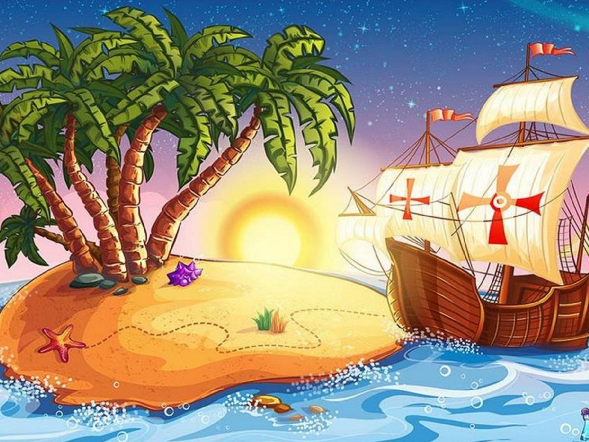 Остров сокровищ пиратский корабль