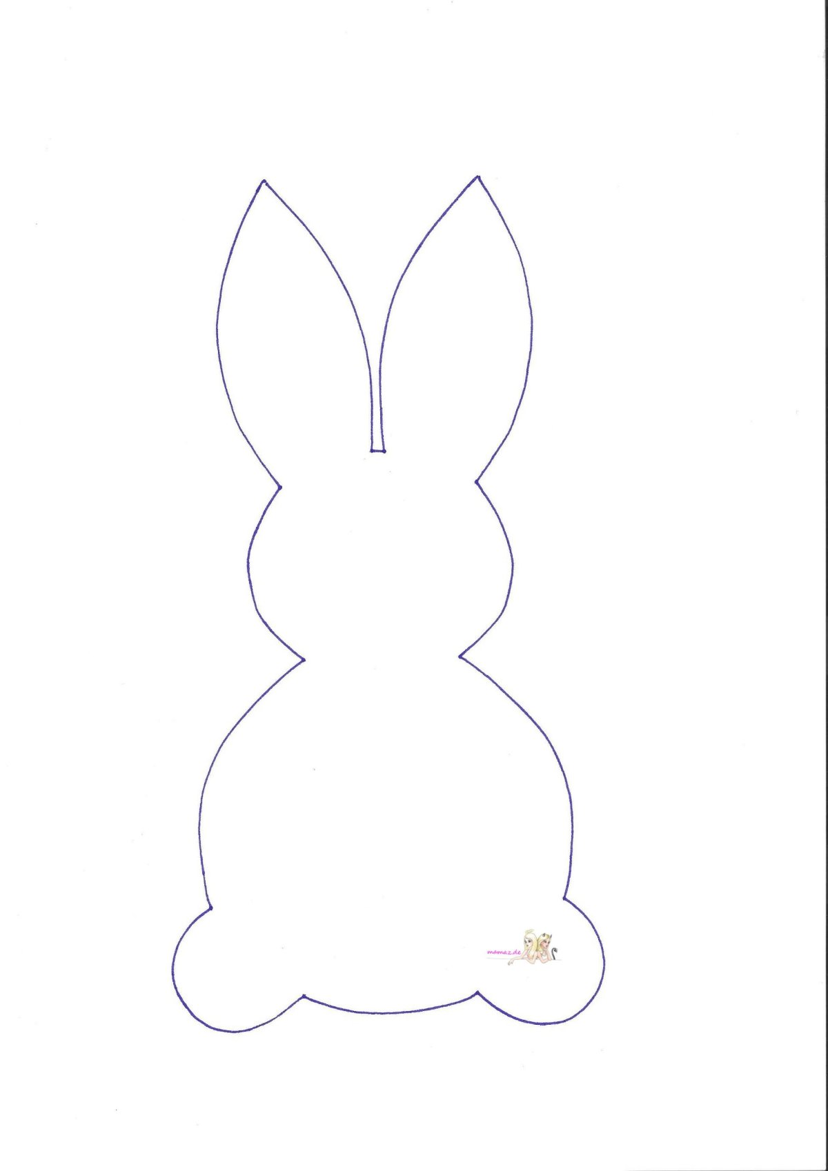 Силуэт зайца