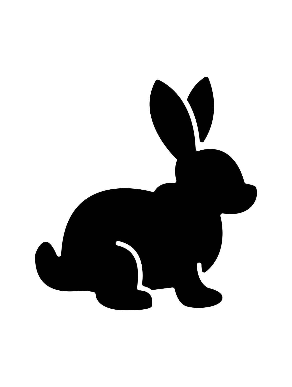 Пасхальный зайчик выкройка