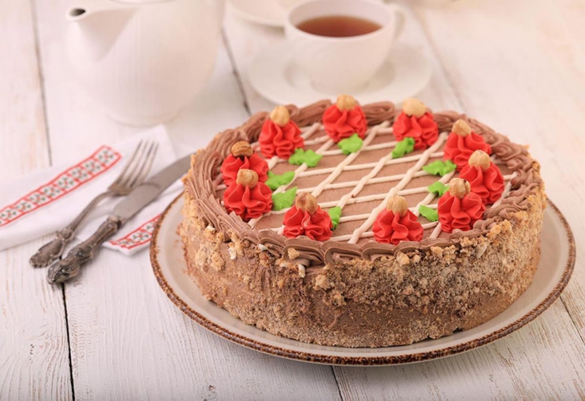 Украшение Ленинградского торта