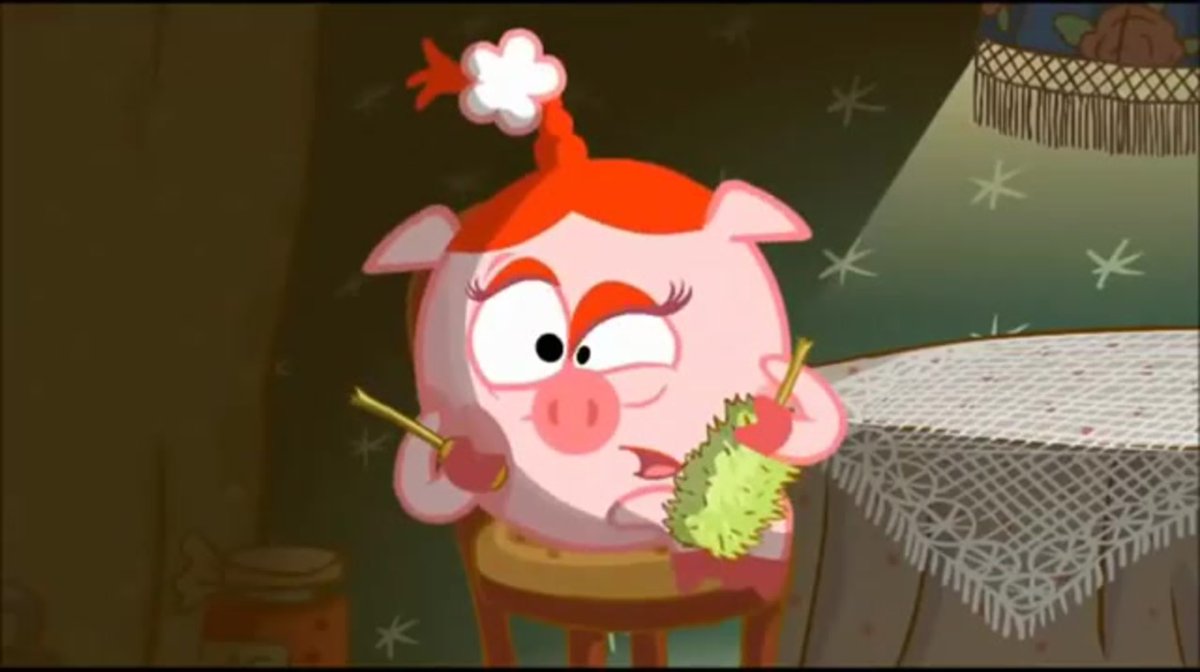 Смешарики Крош и Бараш