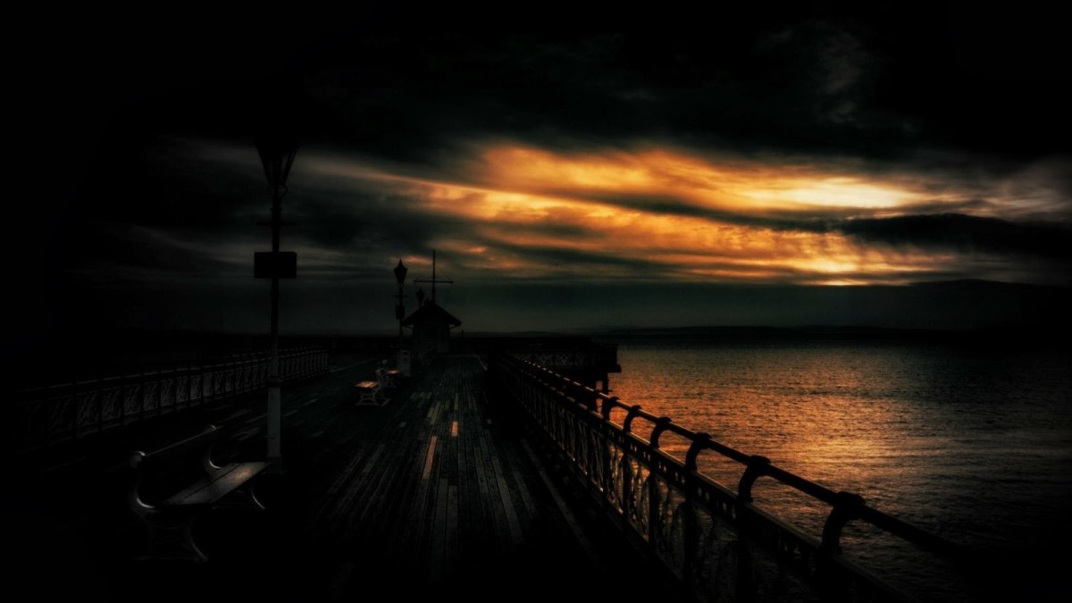 Красивые темные обои на ПК