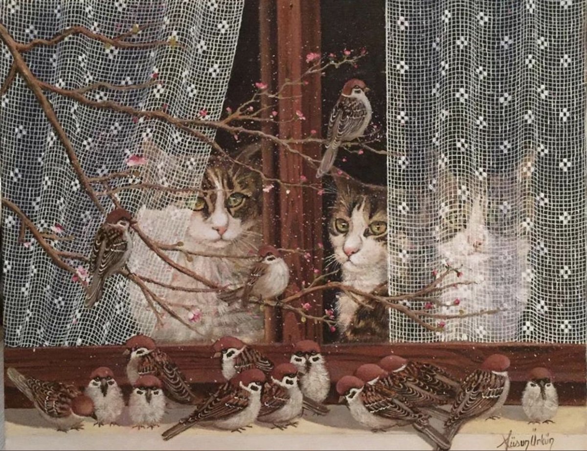 Турецкая художница fusun Urkun