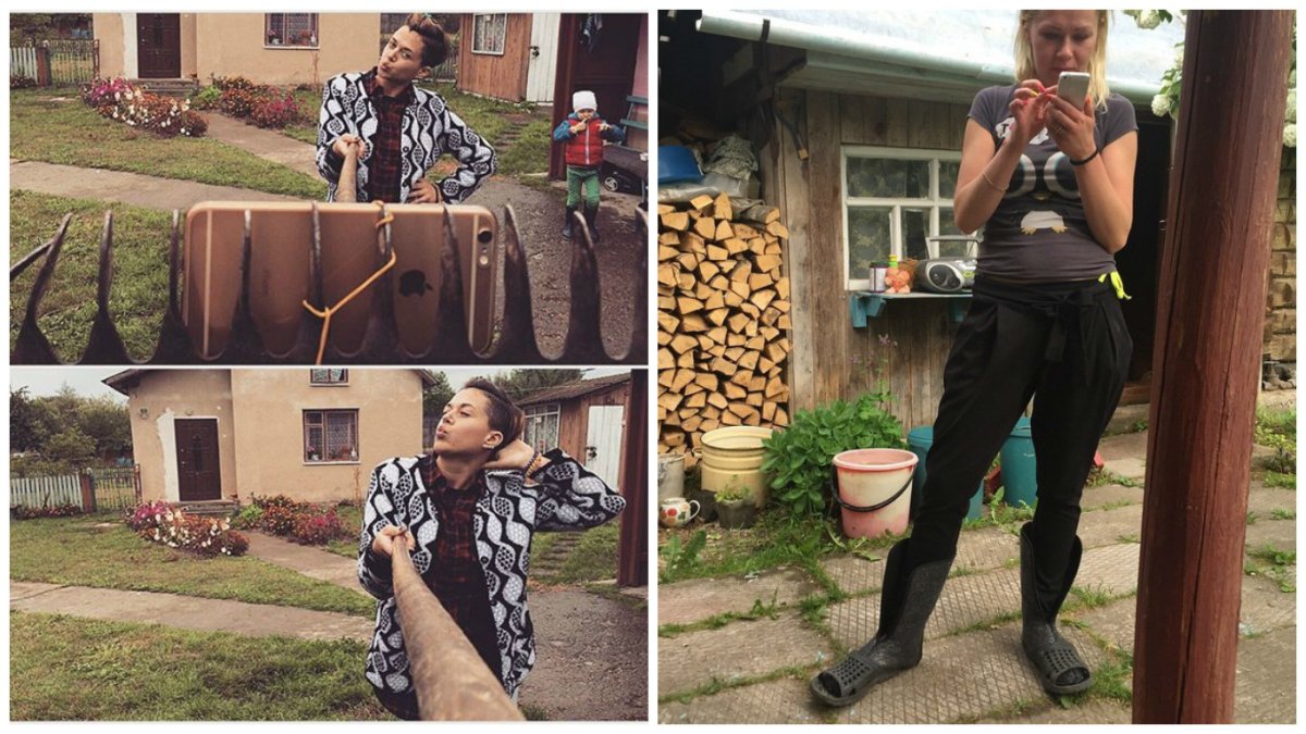 Деревенские селфи