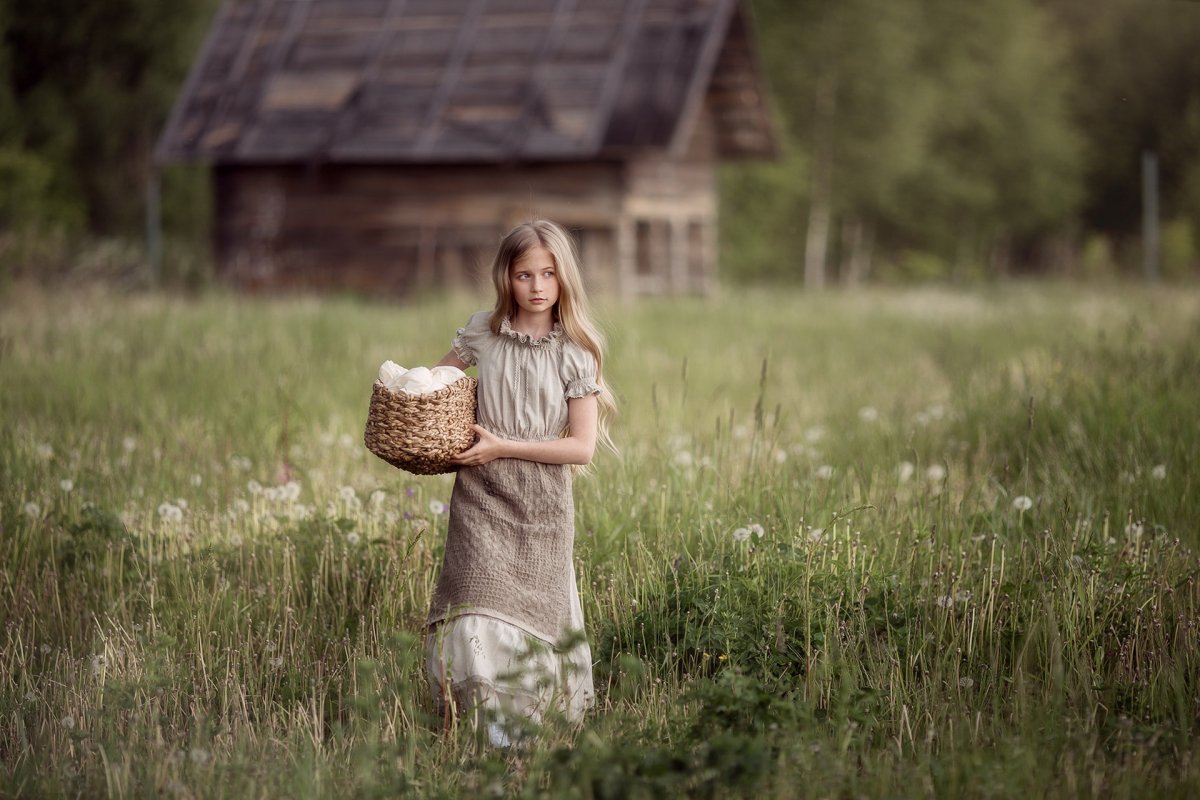 Девушки в деревне