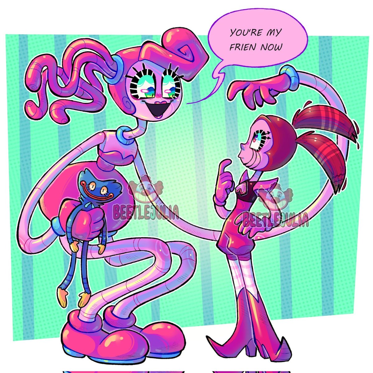 Бонзо Поппи Плейтайм арт