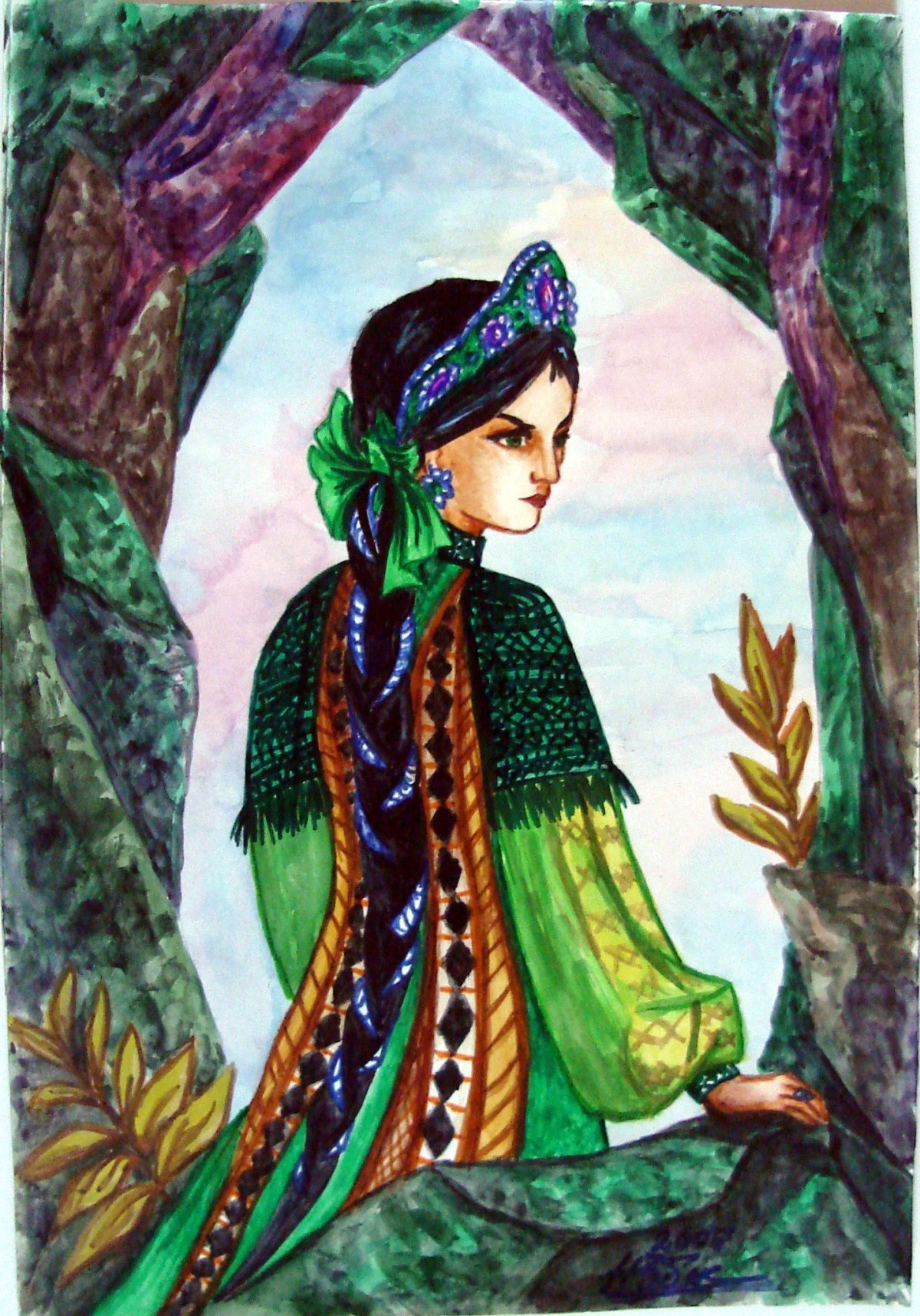 Хозяйка медной горы арт природа