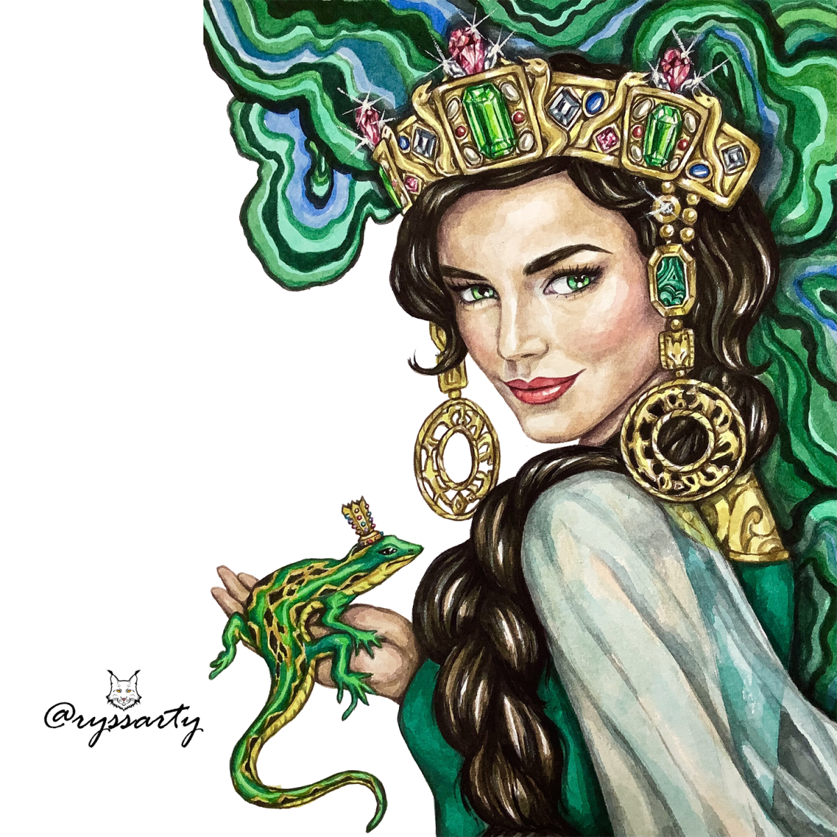 Хозяйка медной горы иллюстрации