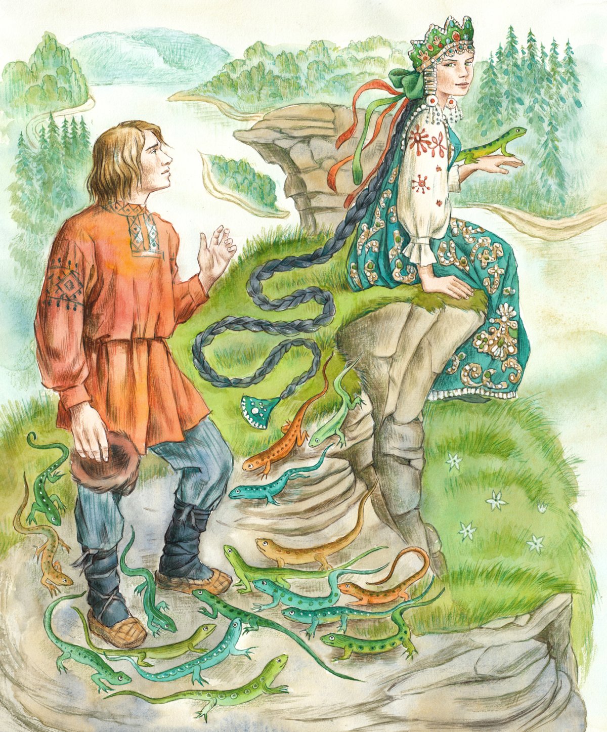 Сказка Бажова каменный цветок