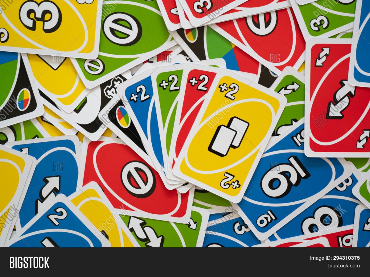 Куча карточек уно