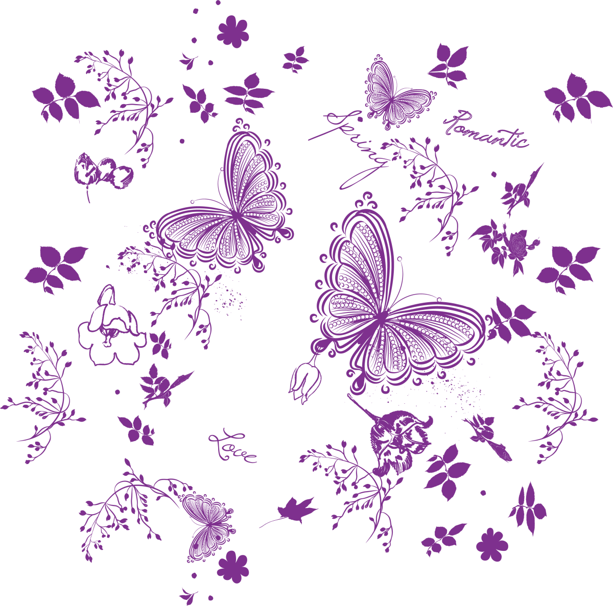 Фиолетовые обои на телефон для девочек