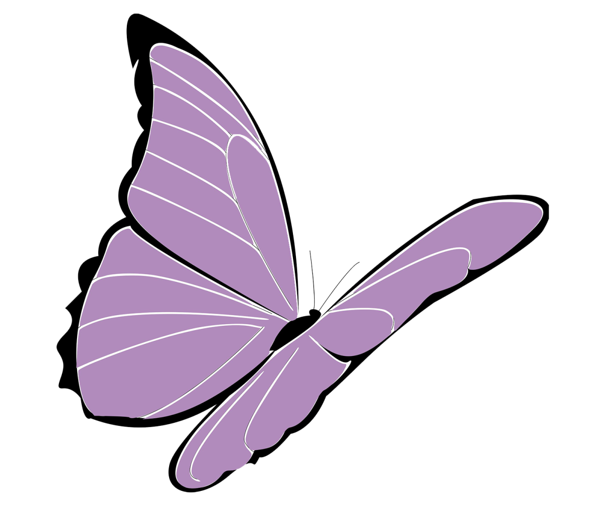 Бабочки на черном фоне