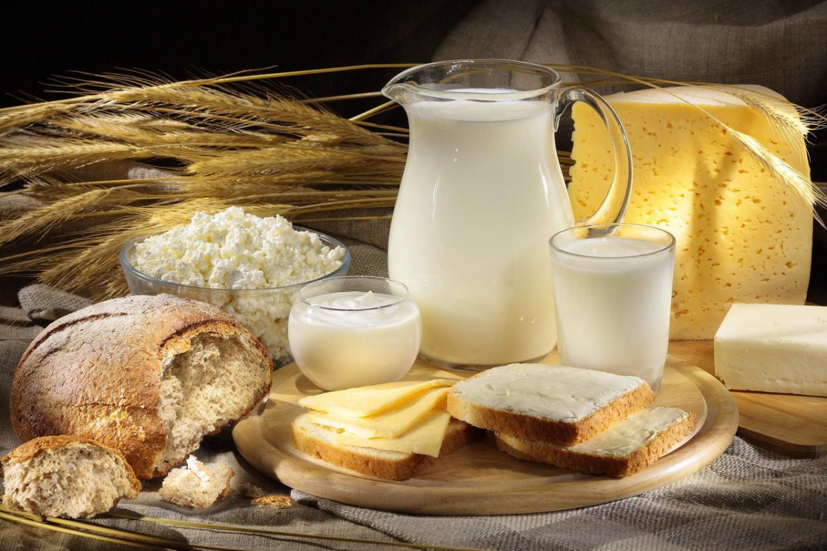 Молоко творог