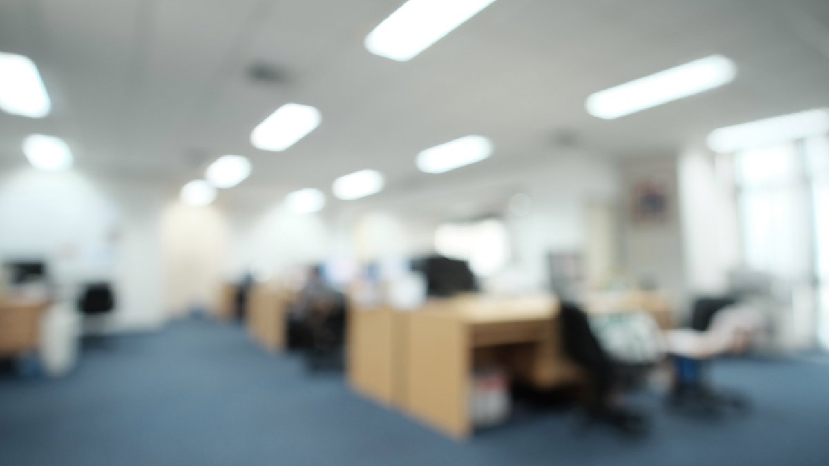 Пустой белый офис