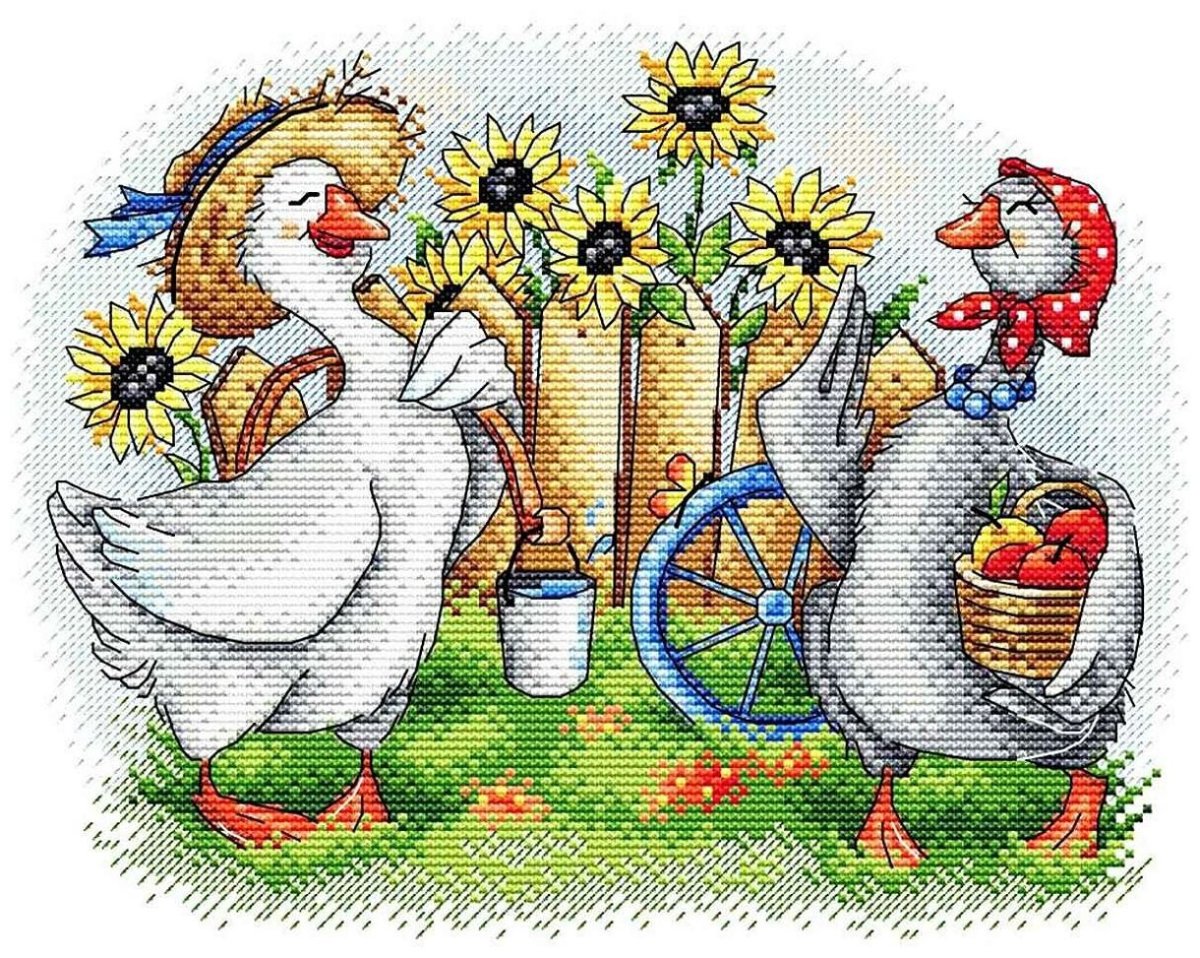 Два веселых гуся