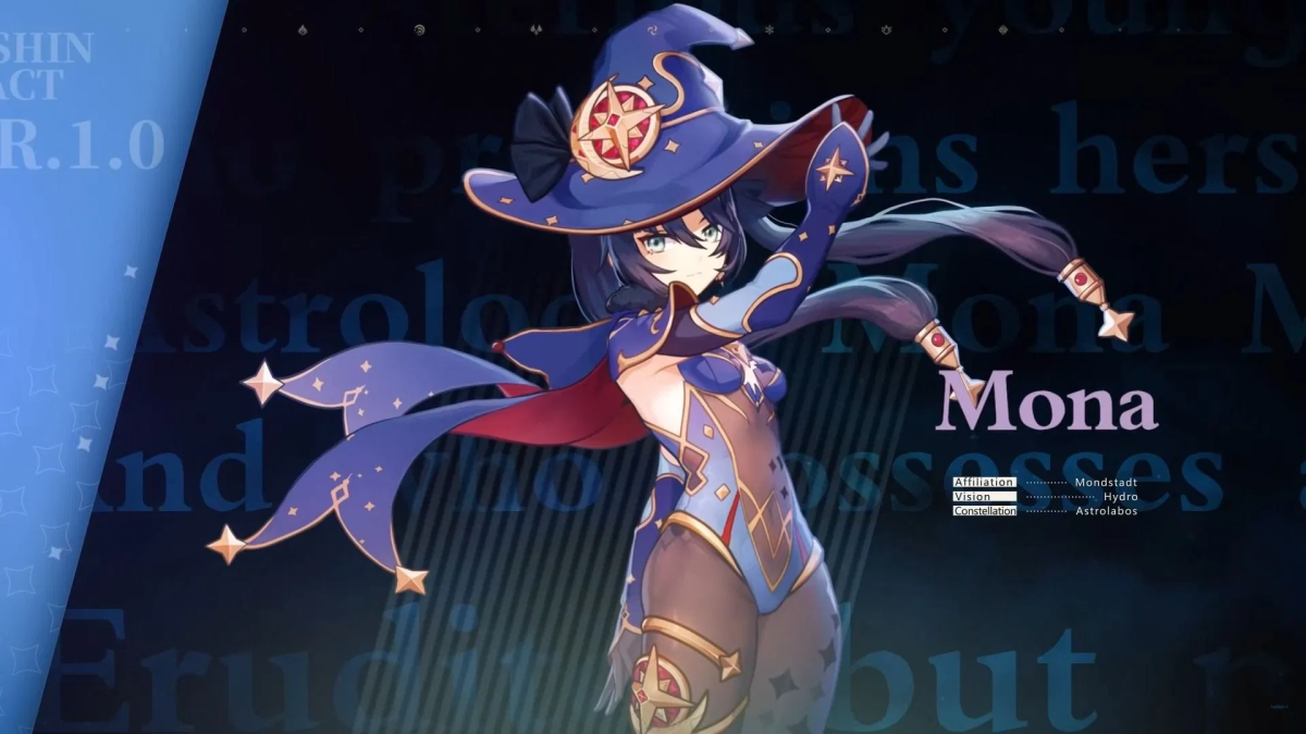 Геншин Импакт персонажи Мона