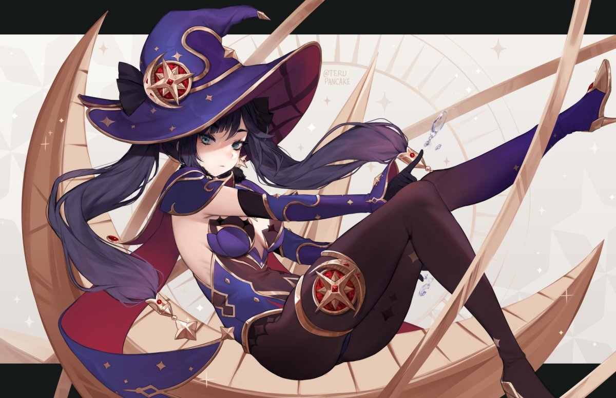 Геншин Импакт Мона тентакли